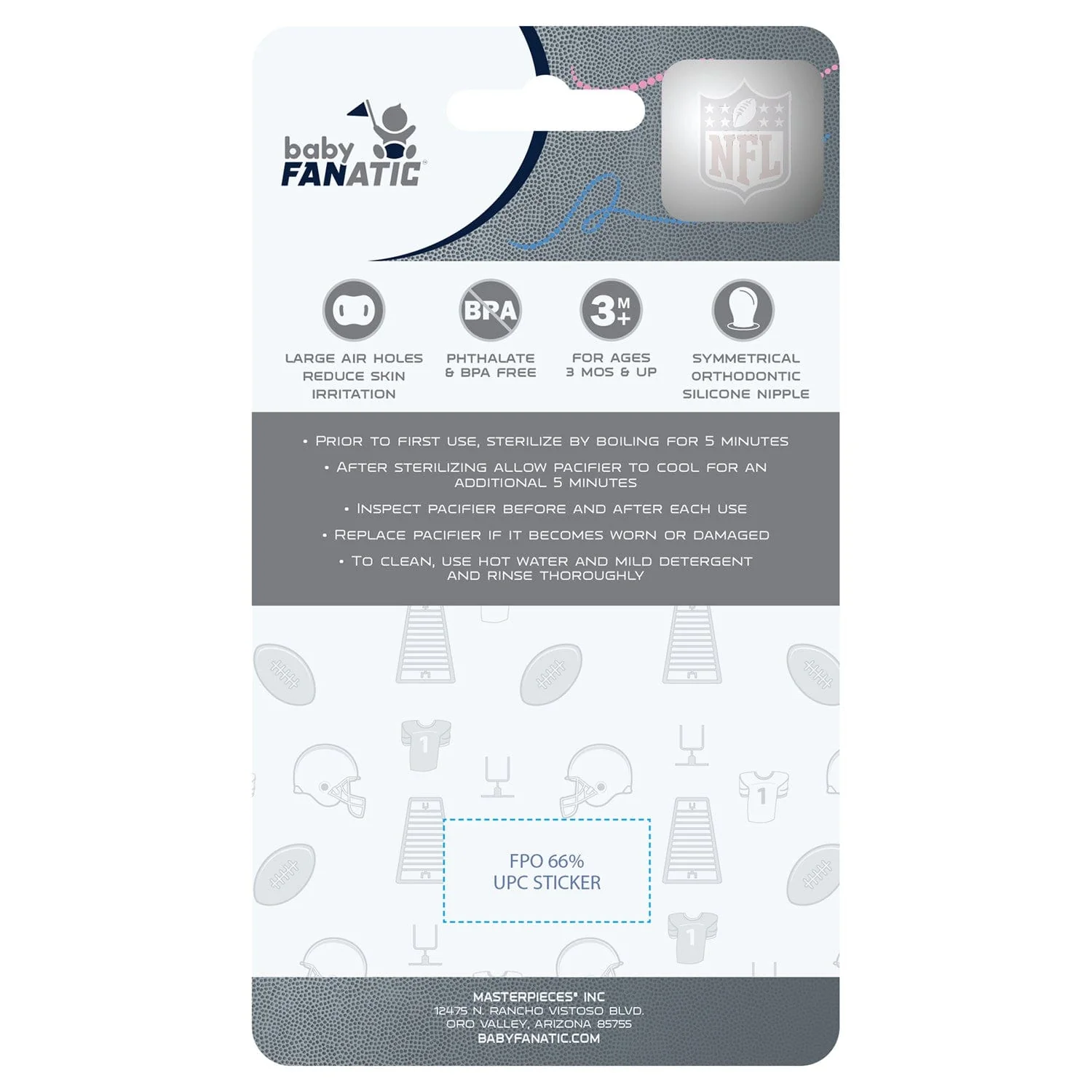 Los Angeles Chargers - Pacifier 2-Pack - Image 3