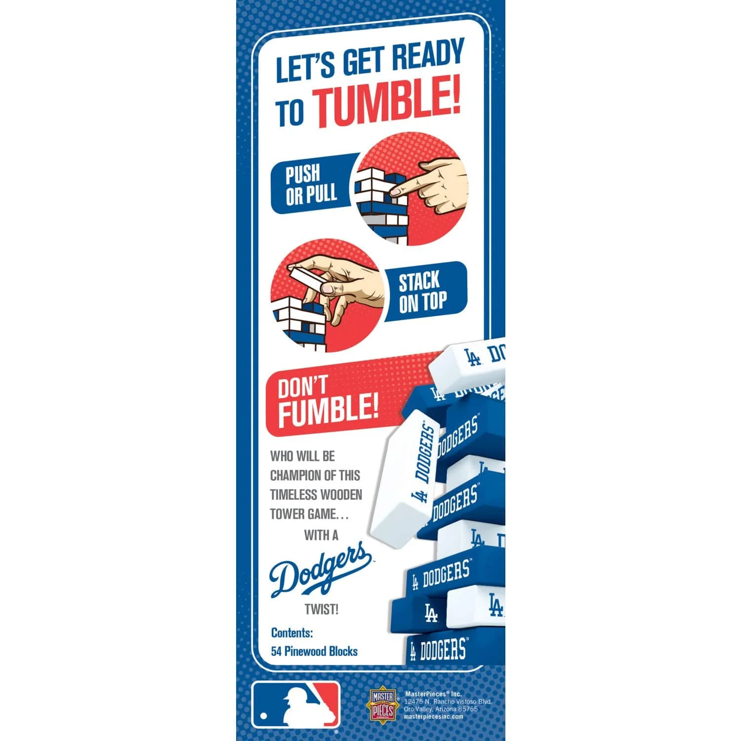 Los Angeles Dodgers Tumble Tower - Image 3