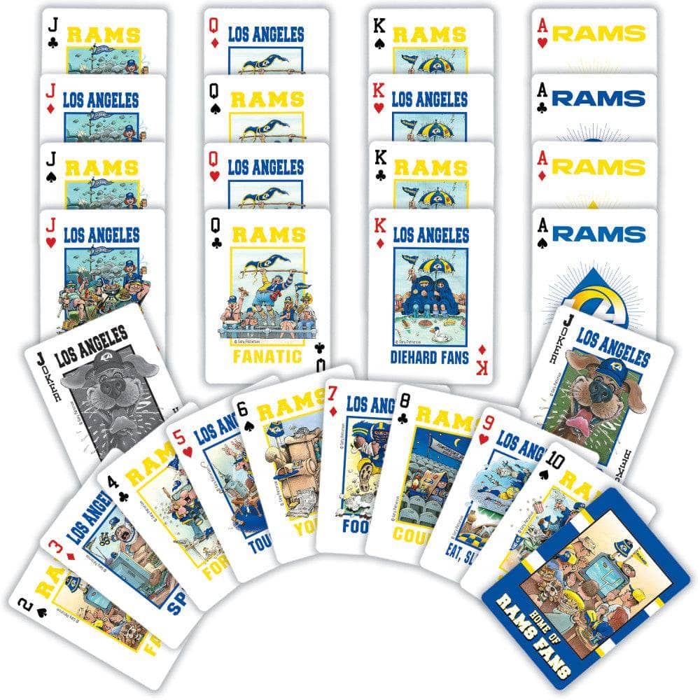 Los Angeles Rams Fan Deck Playing Cards - 54 Card Deck - Image 2