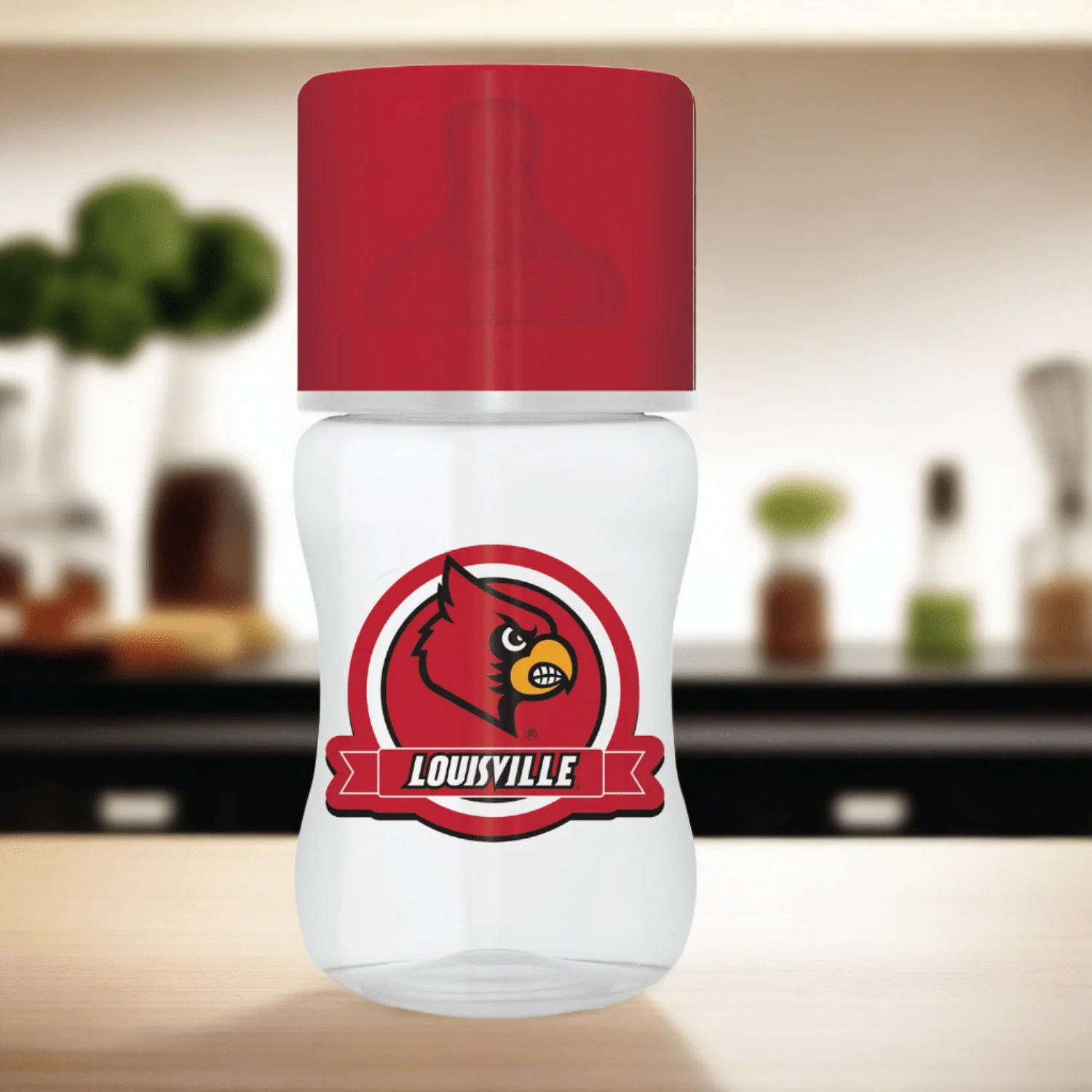 Louisville Cardinals - Baby Bottle 9oz - Image 2