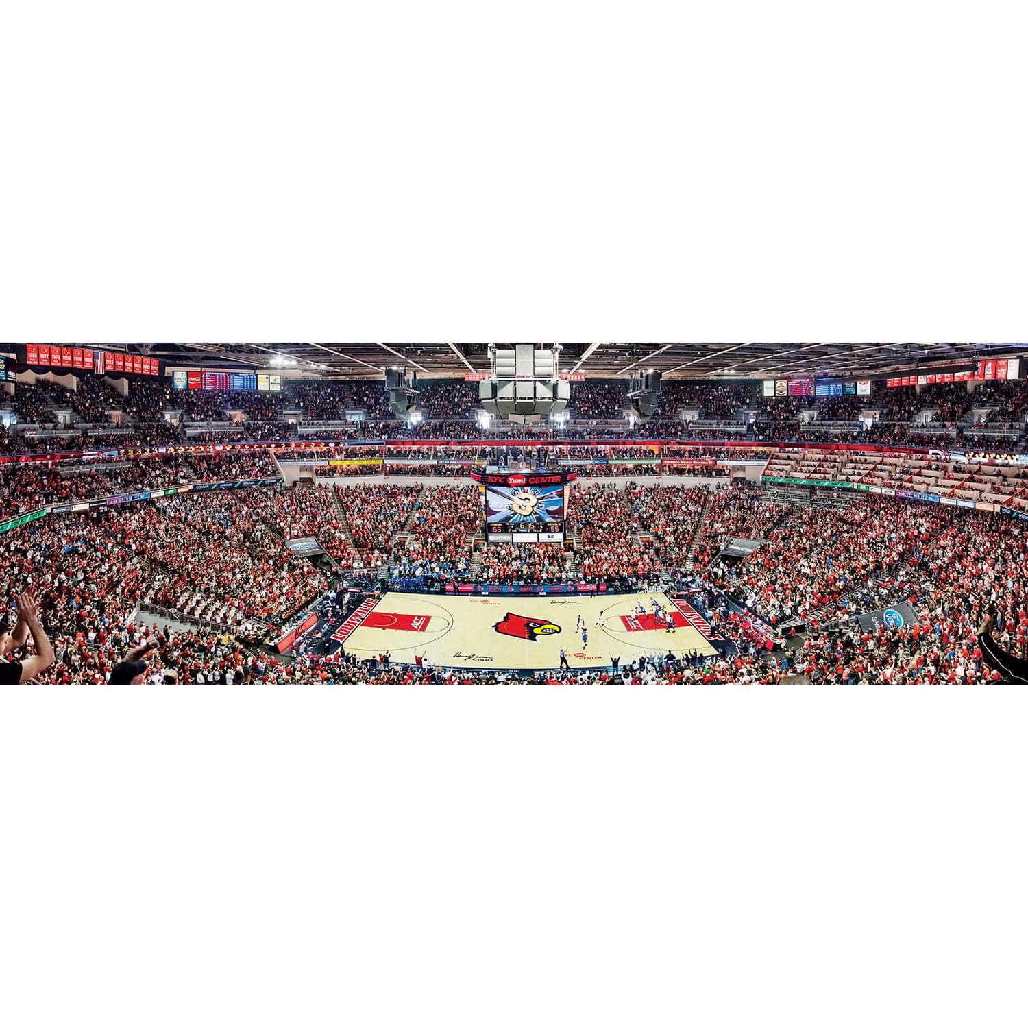 Louisville Cardinals - 1000 Piece Panoramic Jigsaw Puzzle - Image 2