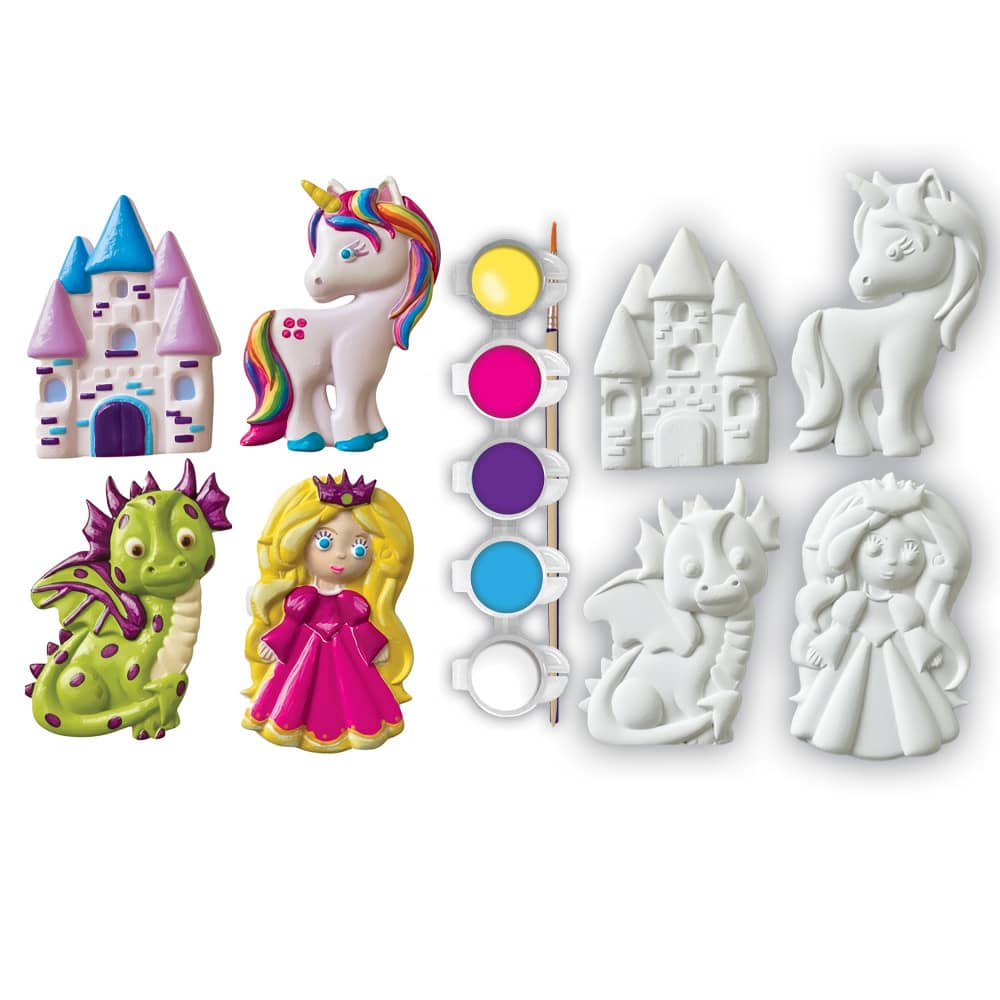 Magic & Make Believe - 6-Pack Plaster Magnets Paint Kit - Image 2