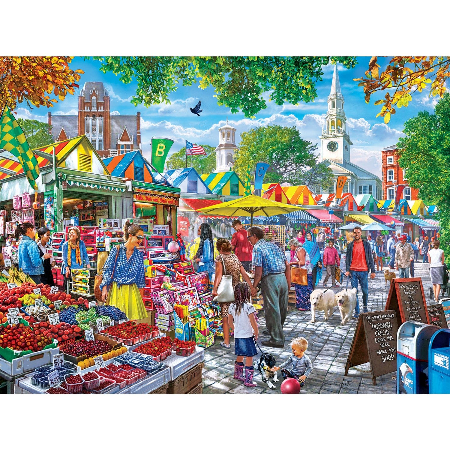 Market Day Afternoon - Jigsaw Puzzle