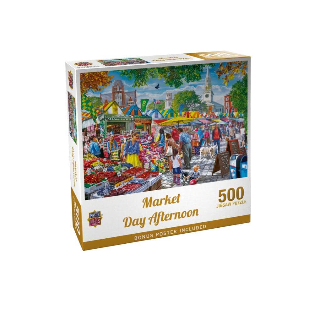 Market Day Afternoon - Jigsaw Puzzle - Image 3