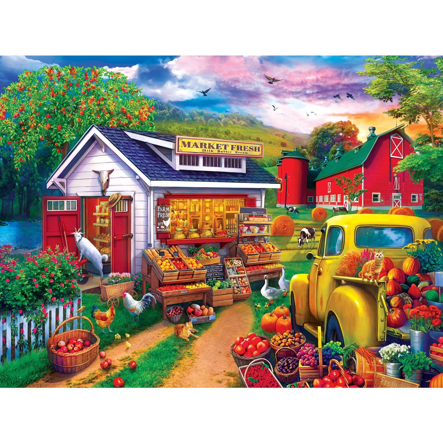 Market Fresh Morning - Jigsaw Puzzle