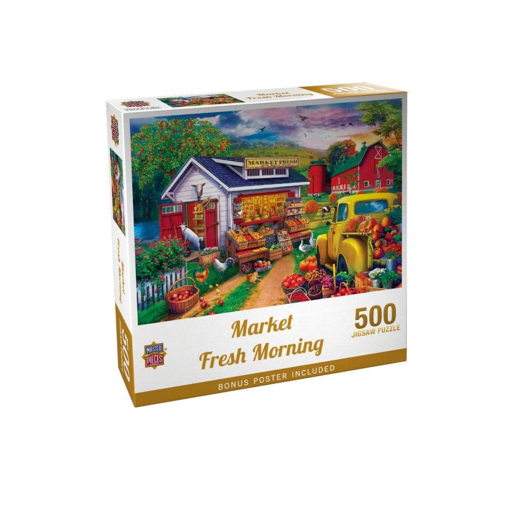 Market Fresh Morning - Jigsaw Puzzle - Image 4
