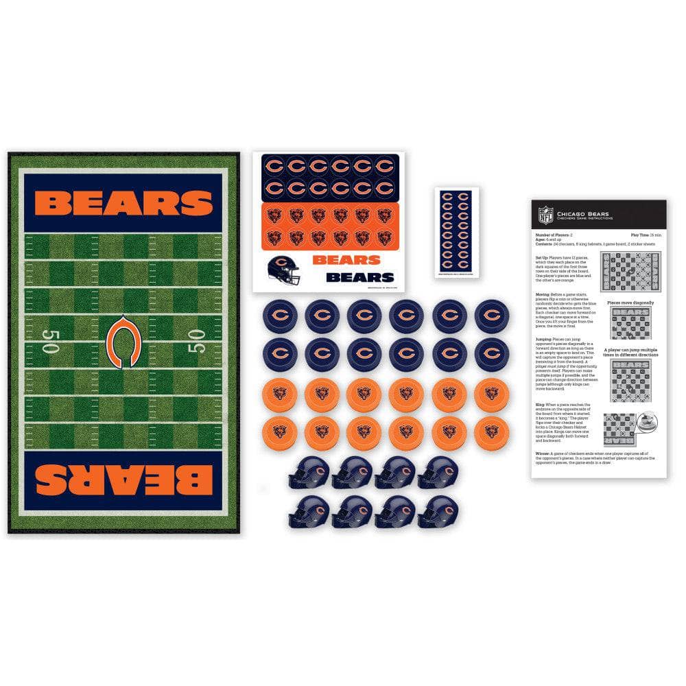 Chicago Bears Checkers Board Game - Image 2