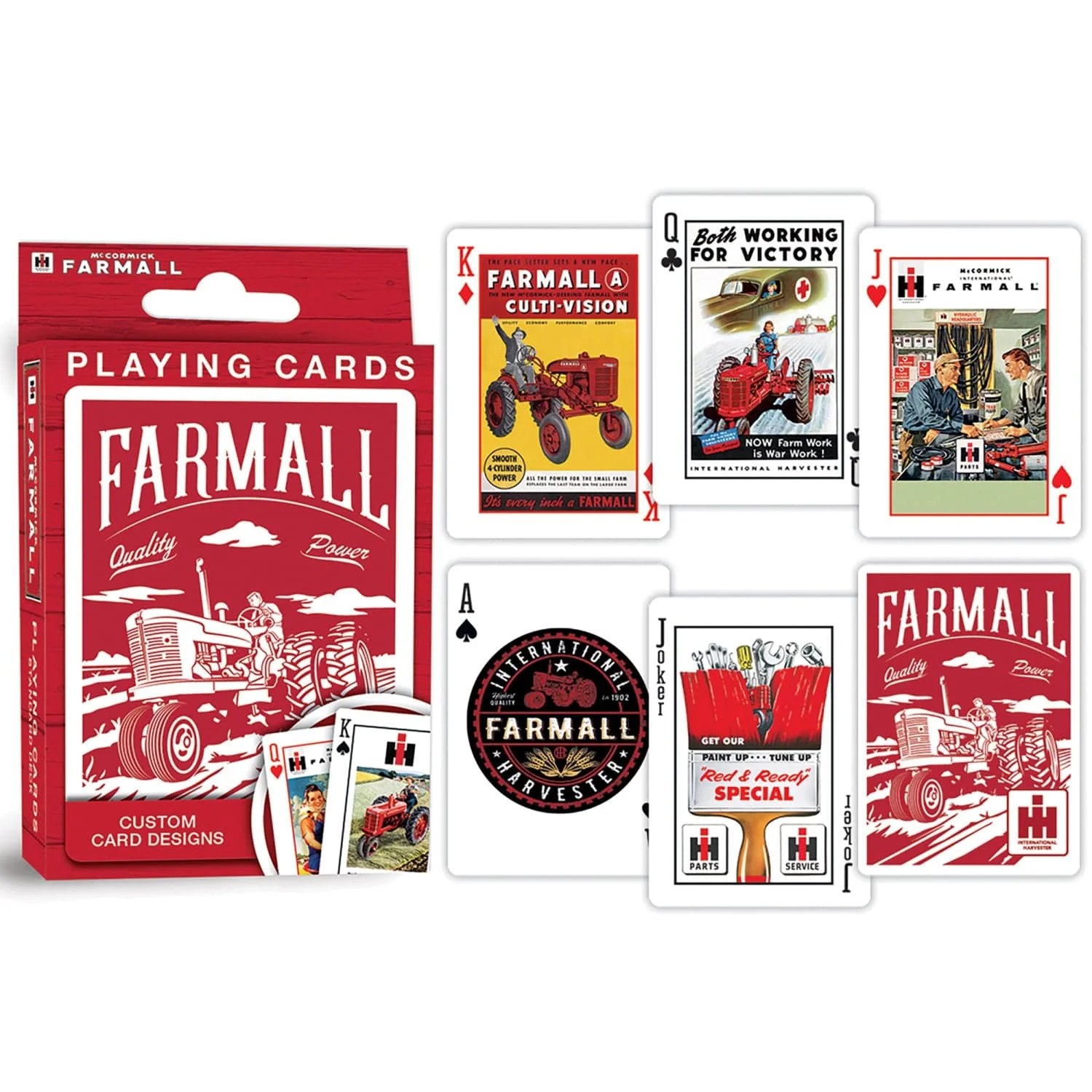 Case IH - Farmall Playing Cards - 54 Card Deck - Image 3