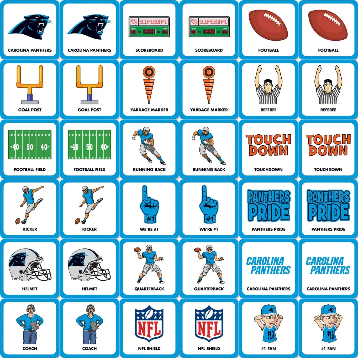Carolina Panthers Matching Game - Image 2