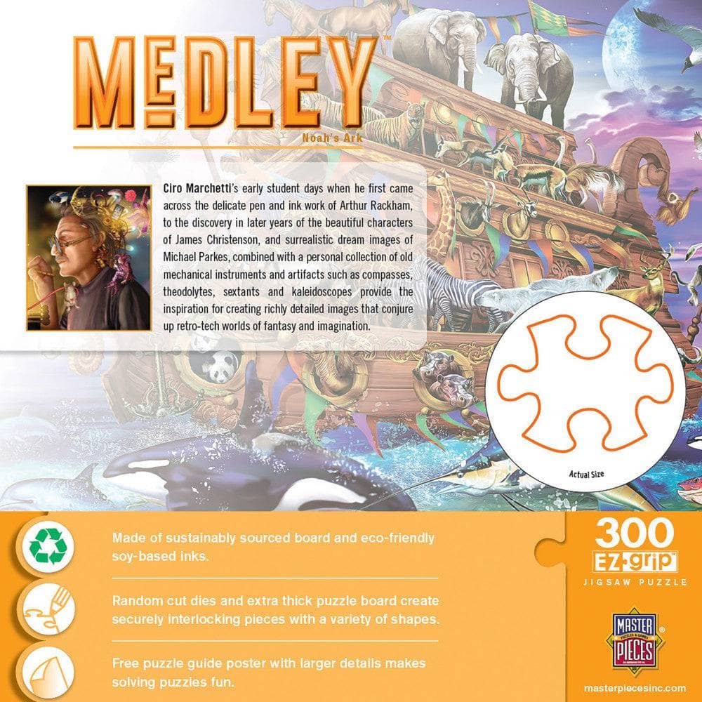 Medley - Noah's Ark 300 Piece EZ Grip Jigsaw Puzzle - Image 3