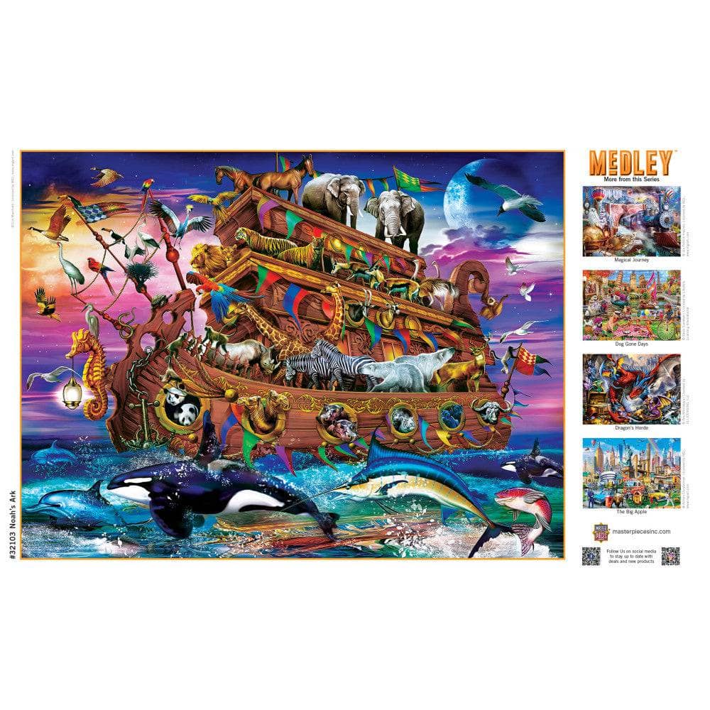 Medley - Noah's Ark 300 Piece EZ Grip Jigsaw Puzzle - Image 4