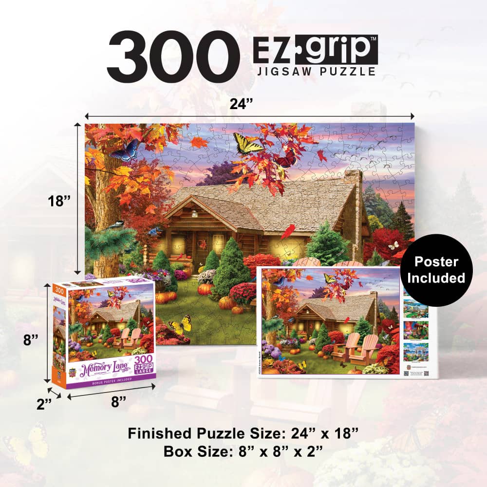 Memory Lane - Autumn Warmth 300 Piece EZ Grip Jigsaw Puzzle - Image 5