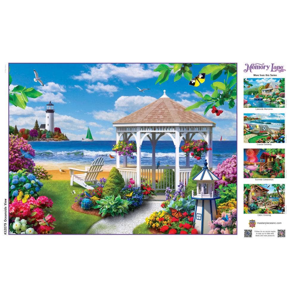 Memory Lane - Oceanside View 300 Piece EZ Grip Jigsaw Puzzle - Image 4