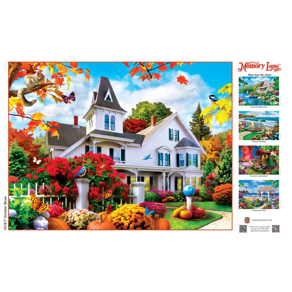 Memory Lane - October Skies 300 Piece EZ Grip Jigsaw Puzzle - Image 4