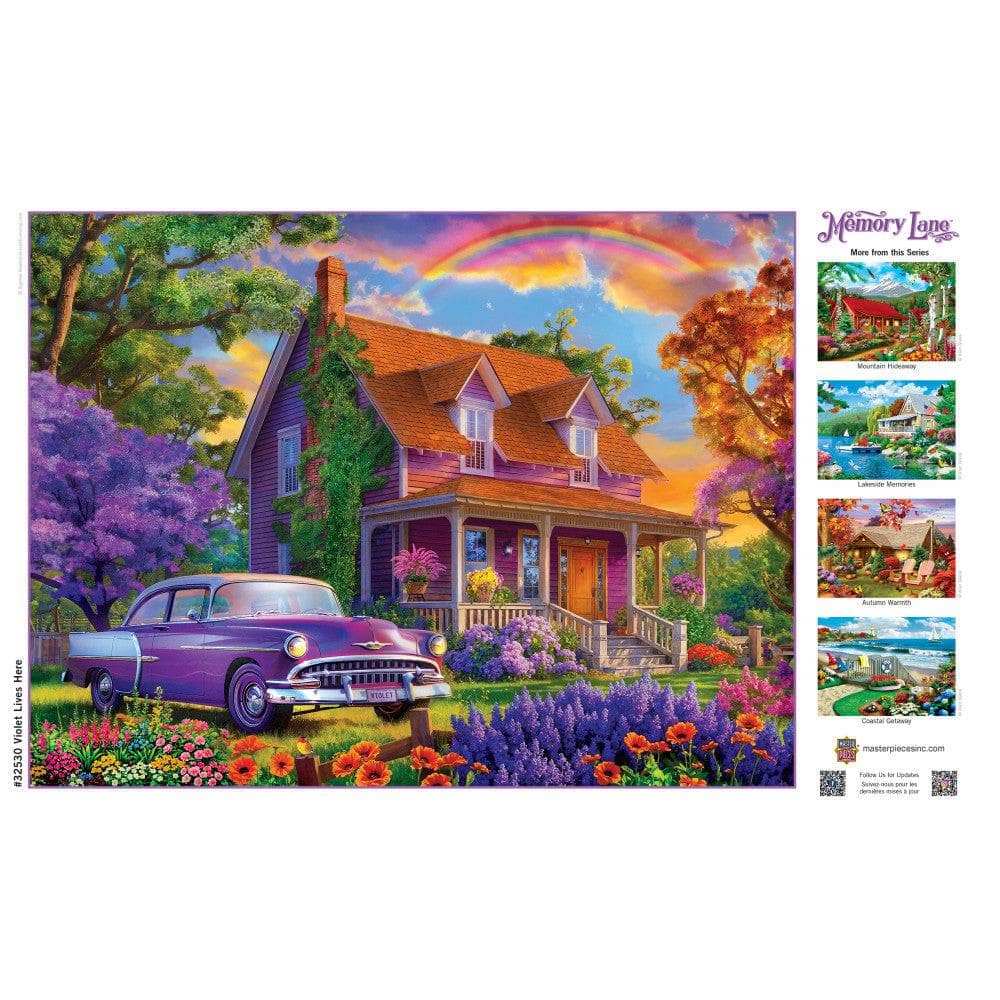 Memory Lane - Violet Lives Here 300 Piece EZ Grip Jigsaw Puzzle - Image 4