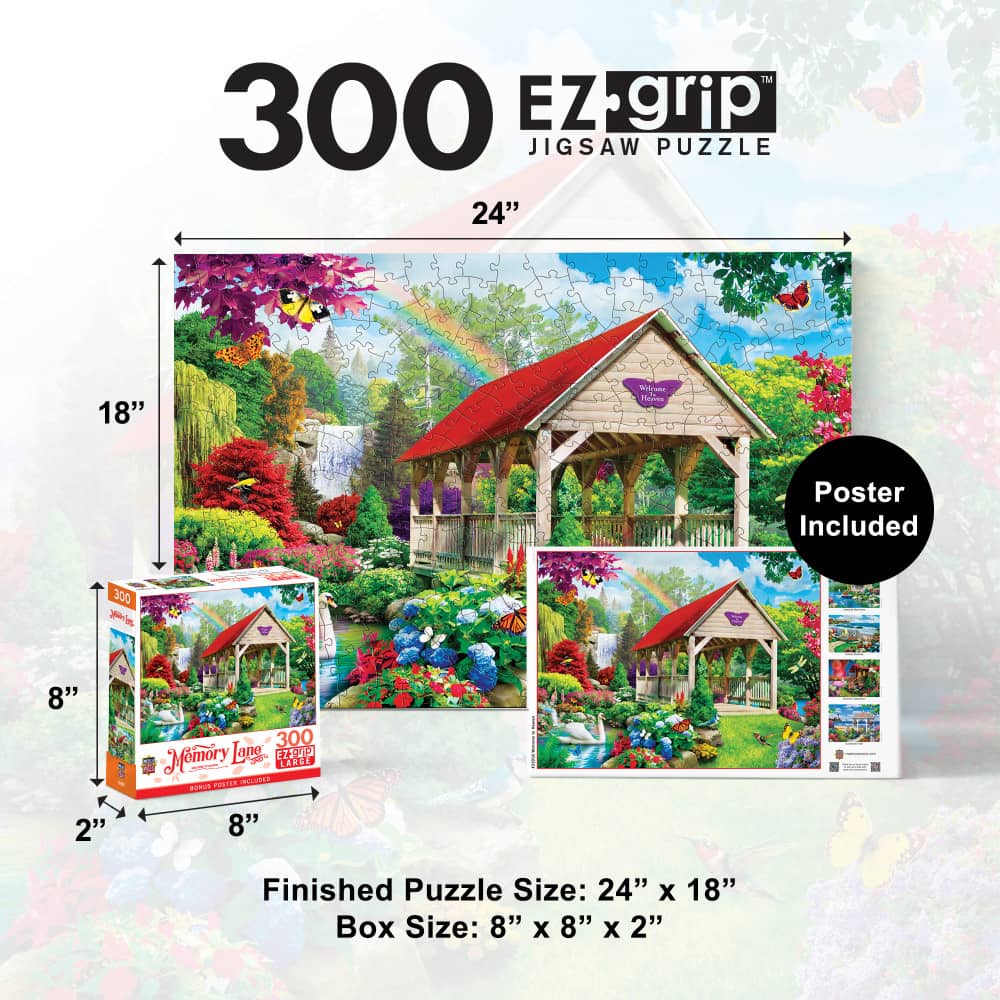 Memory Lane - Welcome to Heaven 300 Piece EZ Grip Jigsaw Puzzle - Image 5