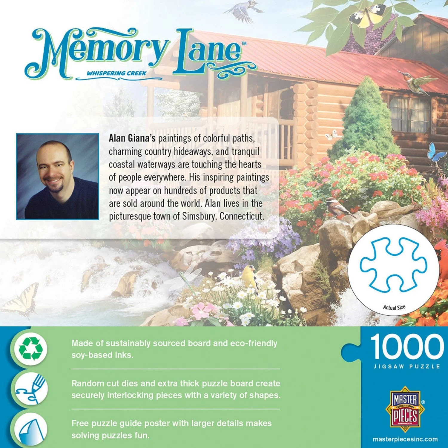 Memory Lane - Whispering Creek 1000 Piece Jigsaw Puzzle - Image 3