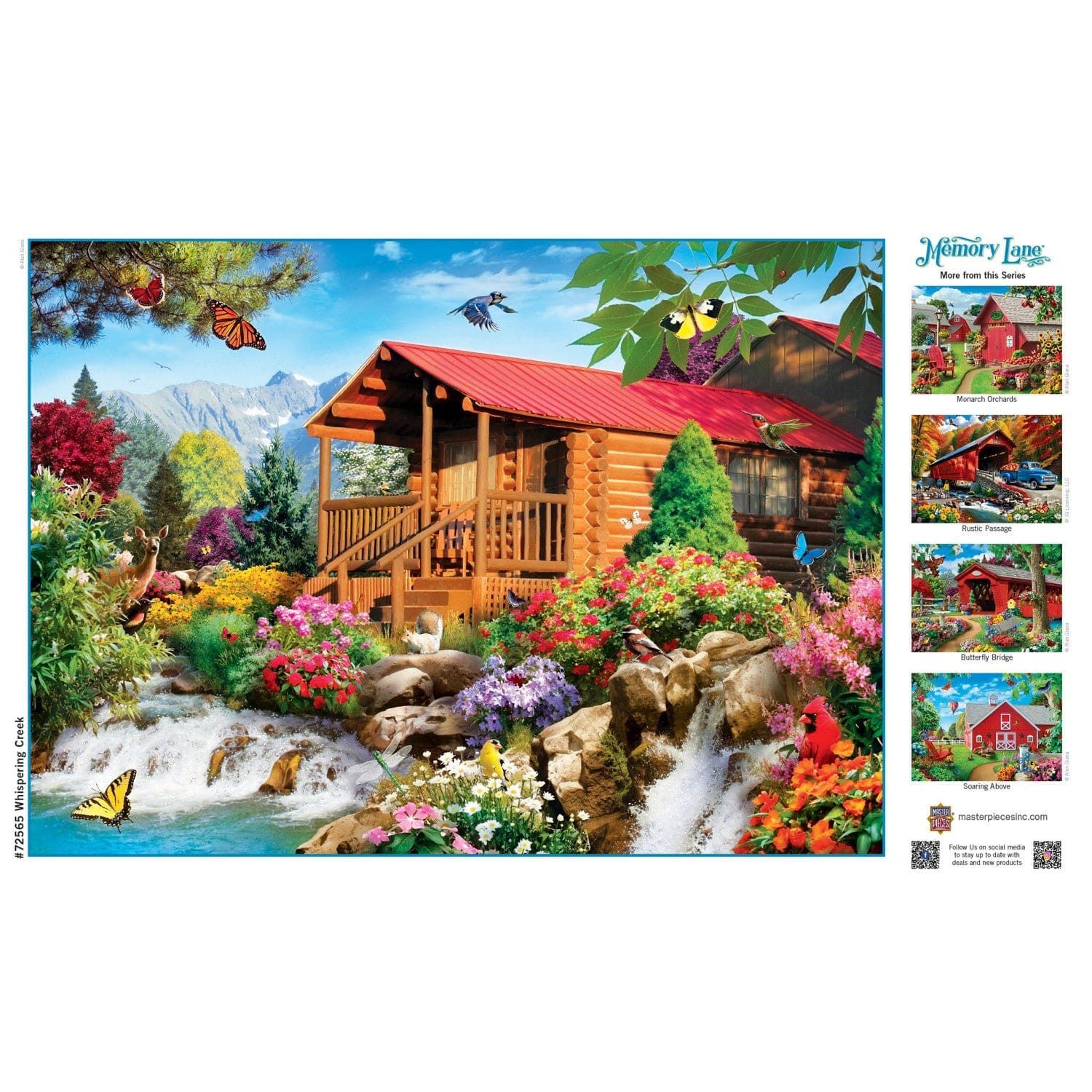 Memory Lane - Whispering Creek 1000 Piece Jigsaw Puzzle - Image 4