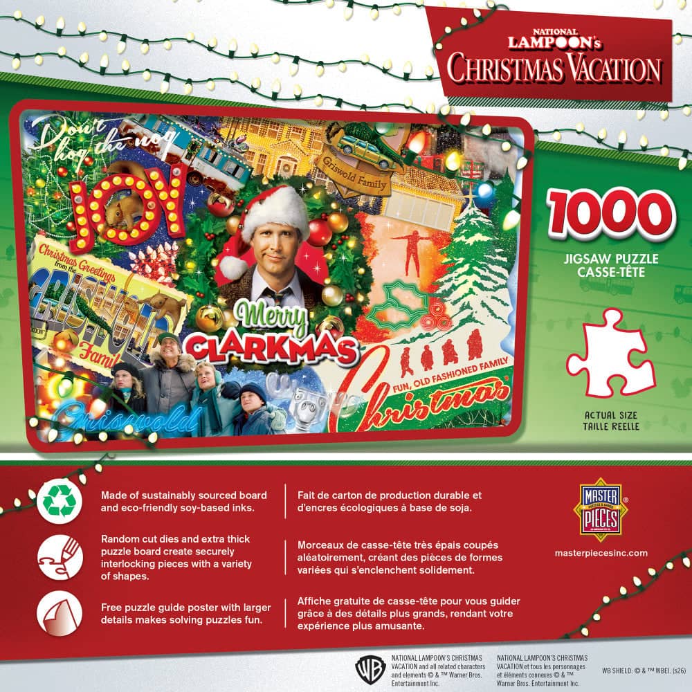 National Lampoon's Christmas Vacation - Merry Clarkmas 1000 Piece Puzzle - Image 3