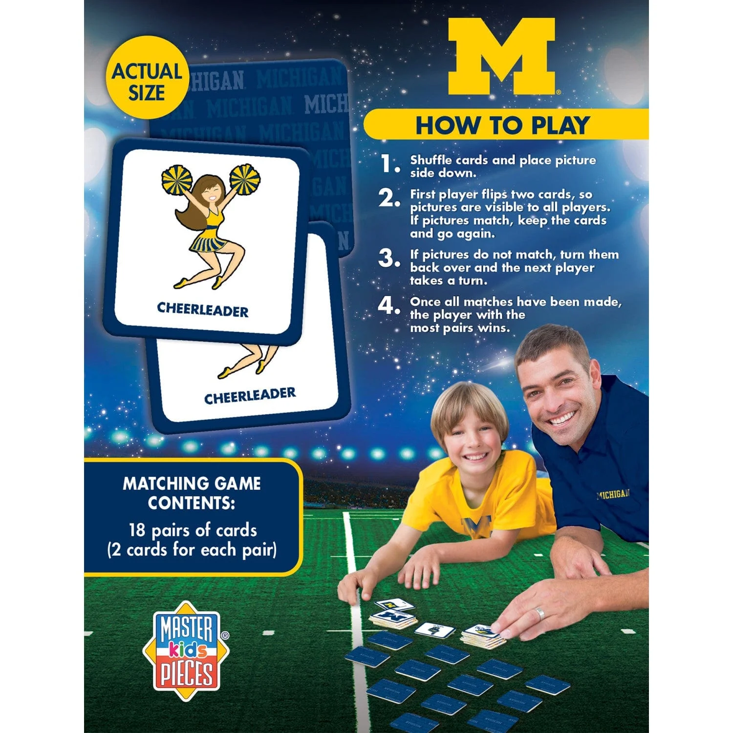 Michigan Wolverines Matching Game - Image 3