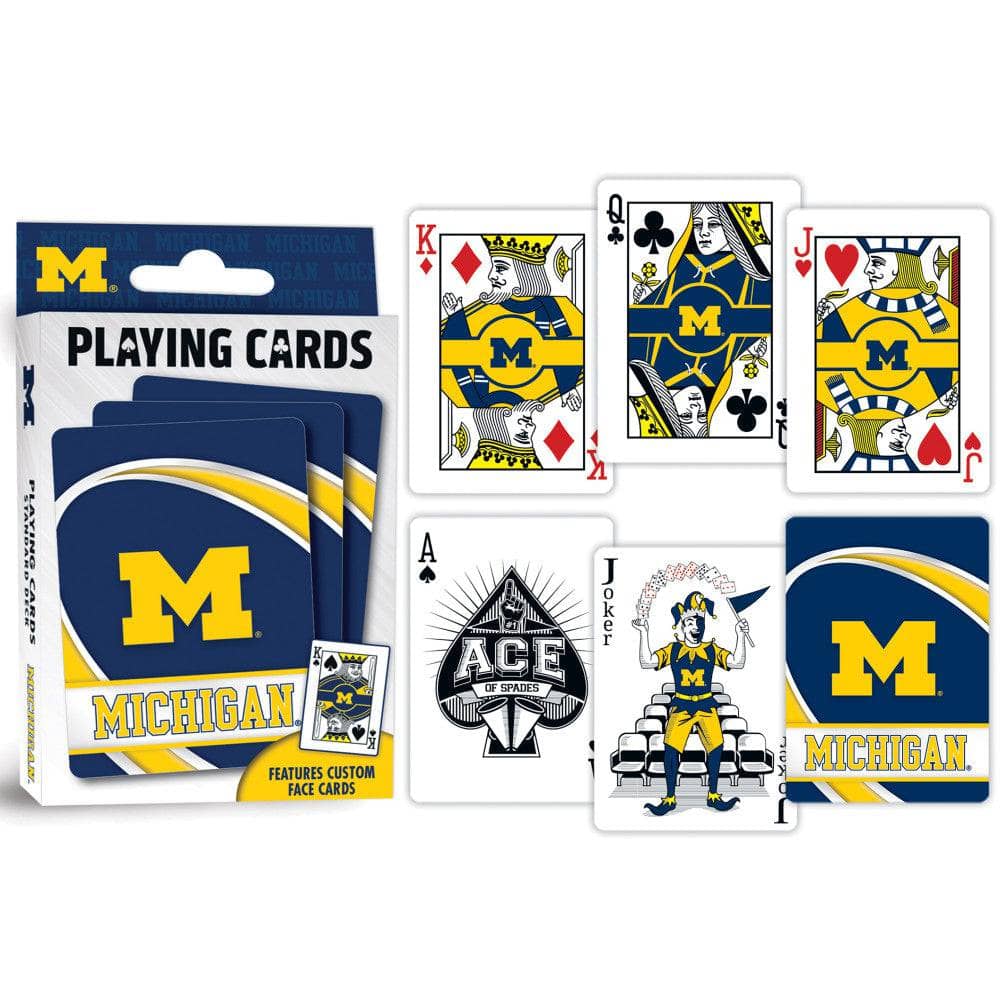 Michigan Wolverines Playing Cards - 54 Card Deck - Image 3