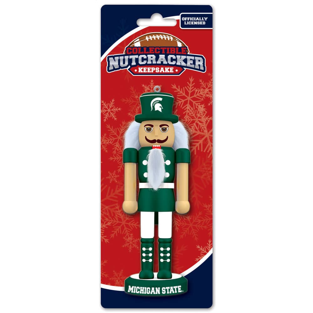 Michigan State Spartans - Keepsake Nutcracker - Image 2