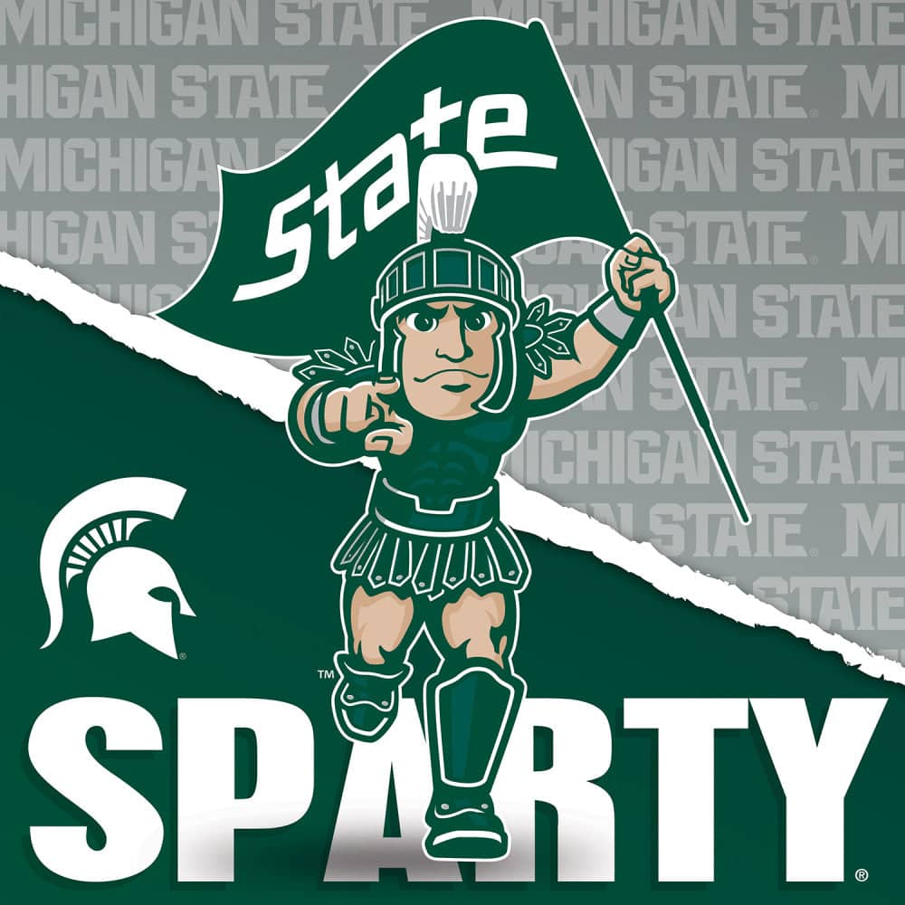 Michigan State Spartans - NCAA Mascot 100 Piece Jigsaw Puzzle - Image 2