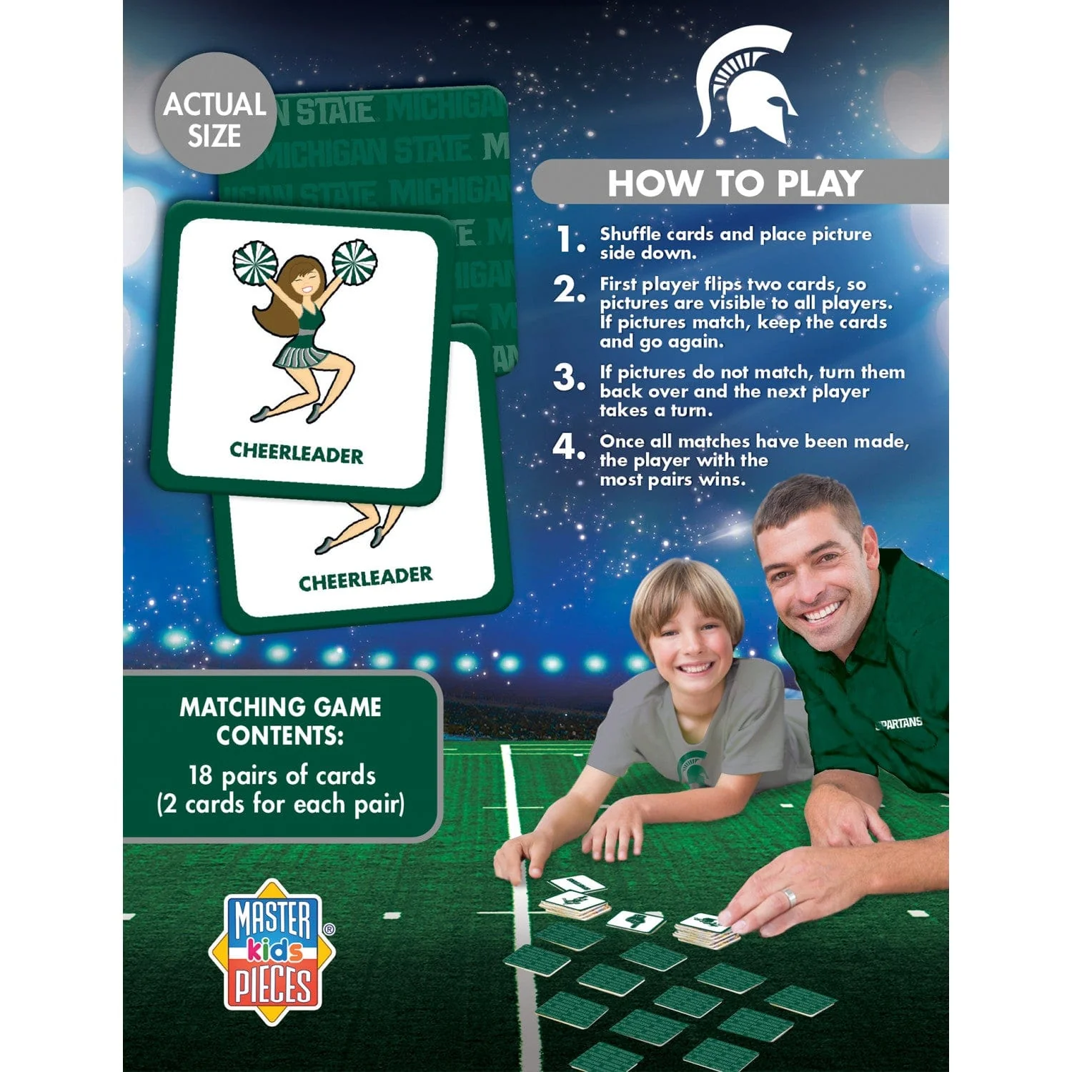 Michigan State Spartans Matching Game - Image 3