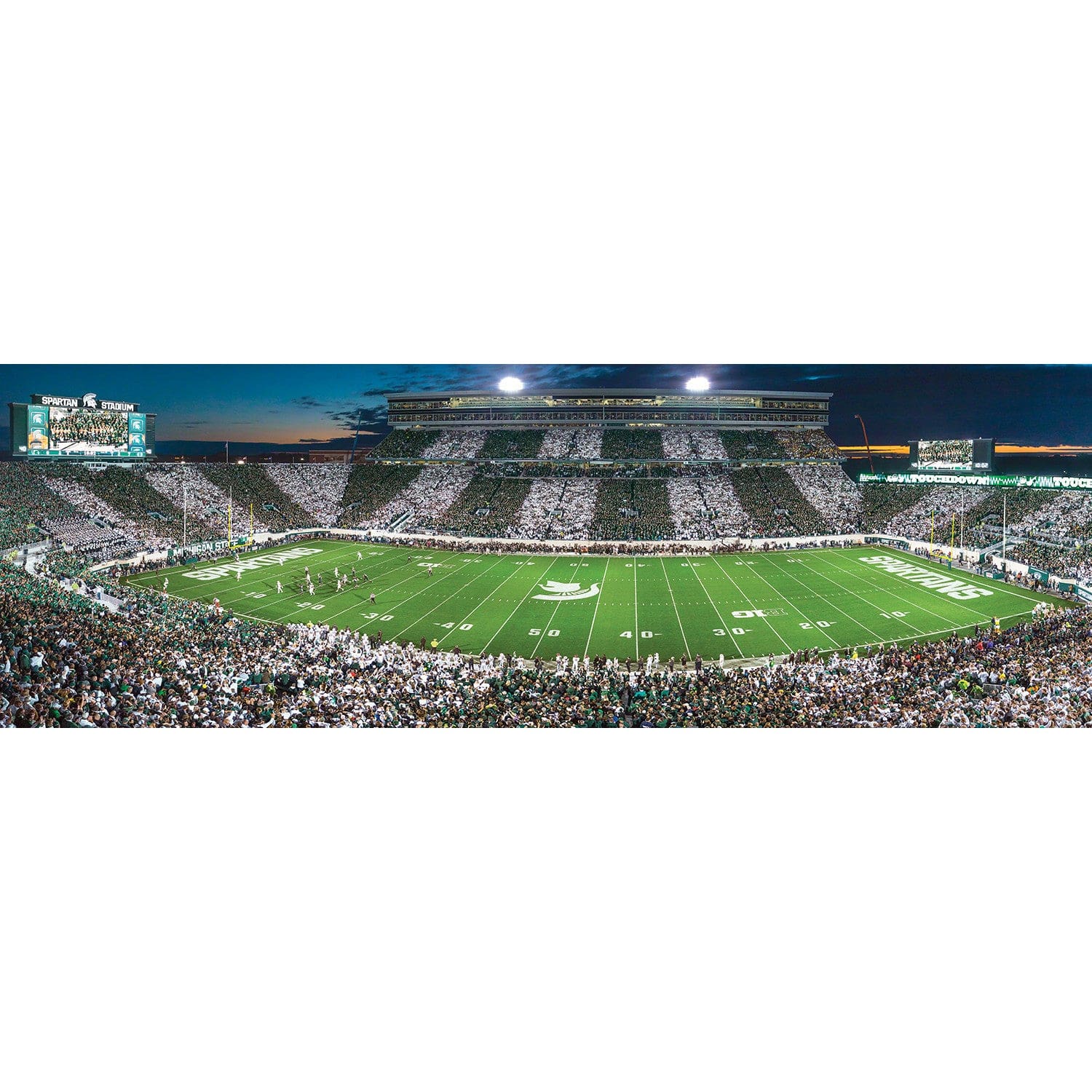 Michigan State Spartans - 1000 Piece Panoramic Jigsaw Puzzle - Image 2