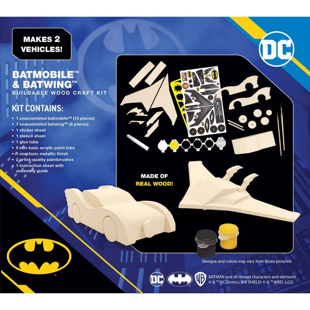Batman - Batmobile & Batwing Wood Craft Kit - Image 3