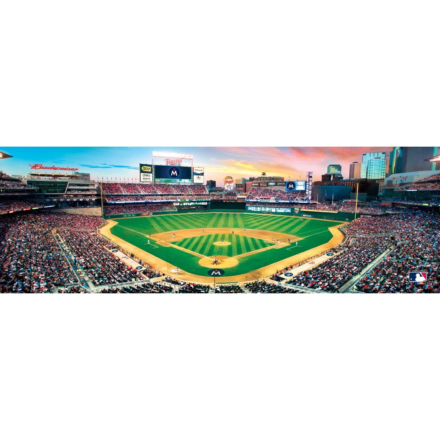 Minnesota Twins - 1000 Piece Panoramic Jigsaw Puzzle - Image 2