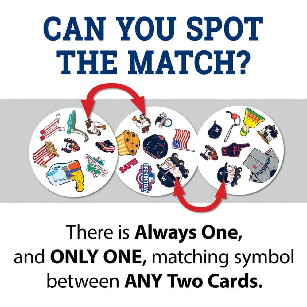 Minnesota Twins Spot It! Card Game - Image 2