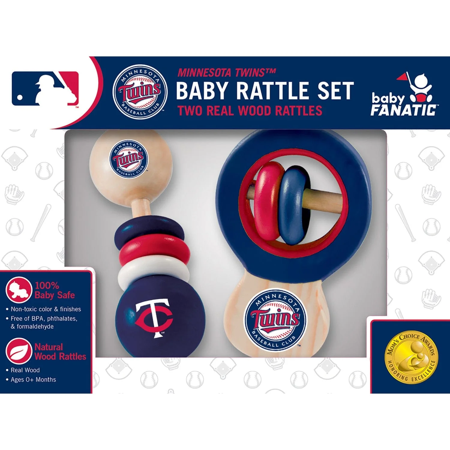 Minnesota Twins - Baby Rattles 2-Pack - Image 2