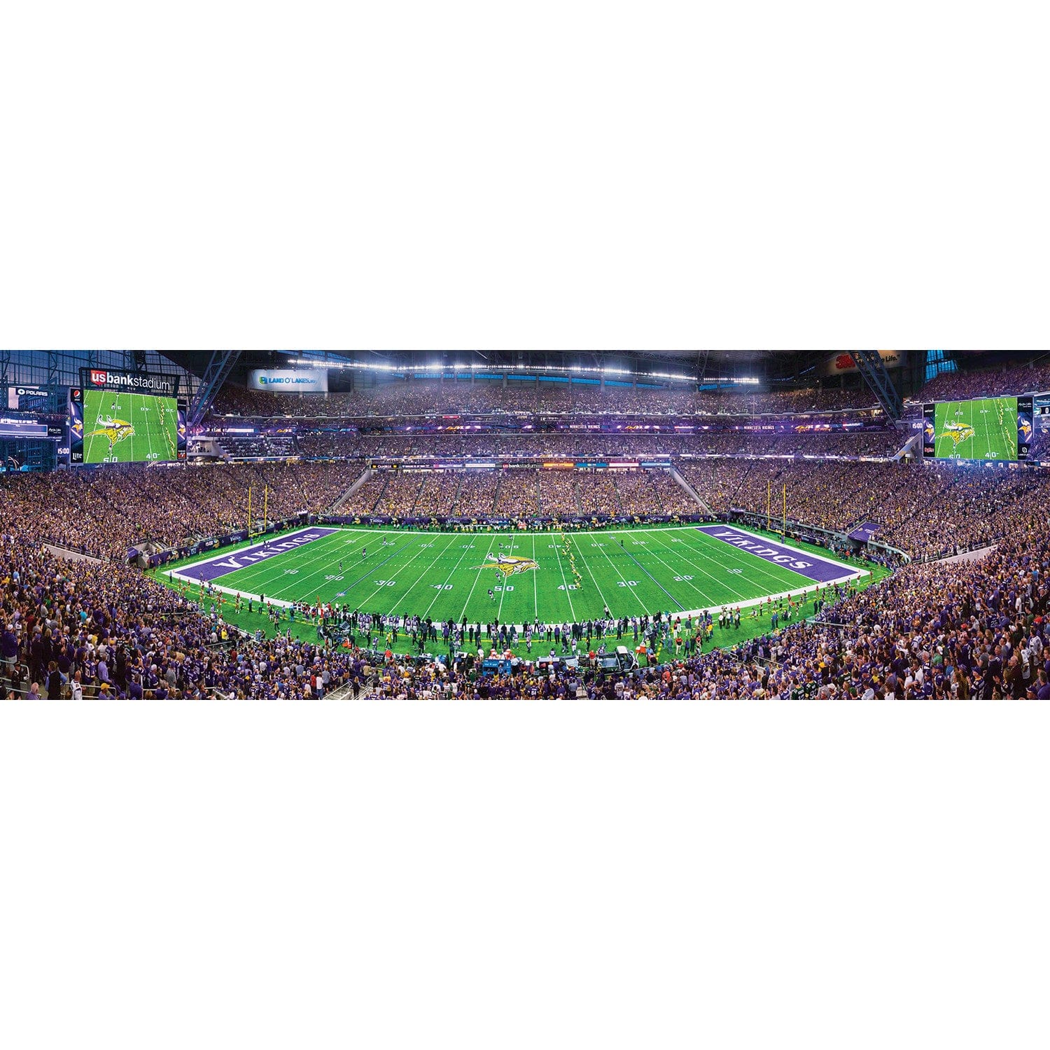 Minnesota Vikings - 1000 Piece Panoramic Jigsaw Puzzle - Image 2