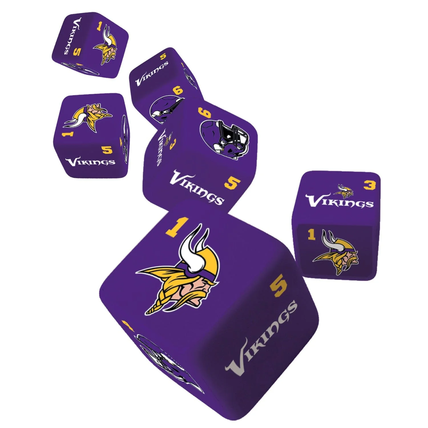 Minnesota Vikings Dice Set - 19mm - Image 2
