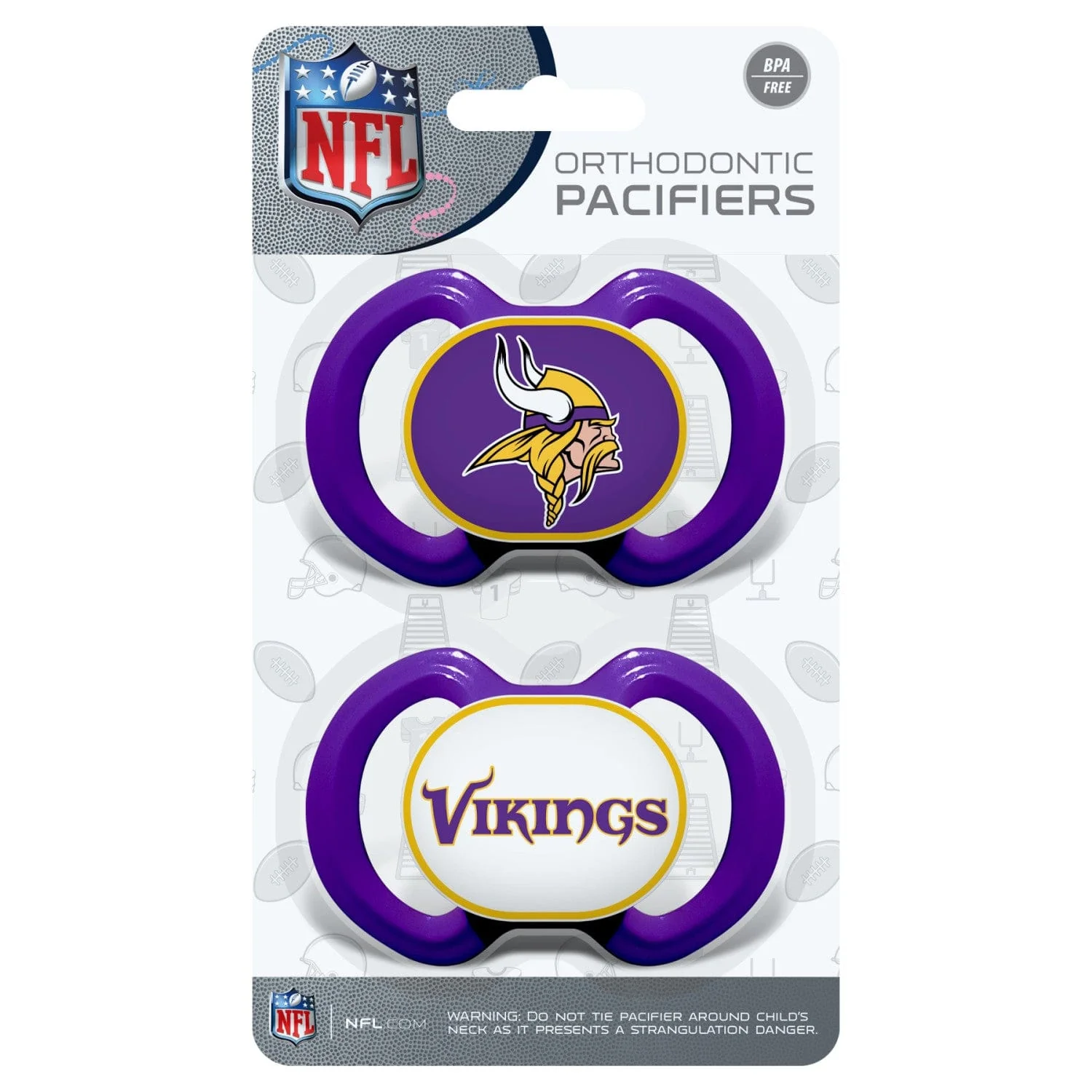 Minnesota Vikings - Pacifier 2-Pack - Image 2