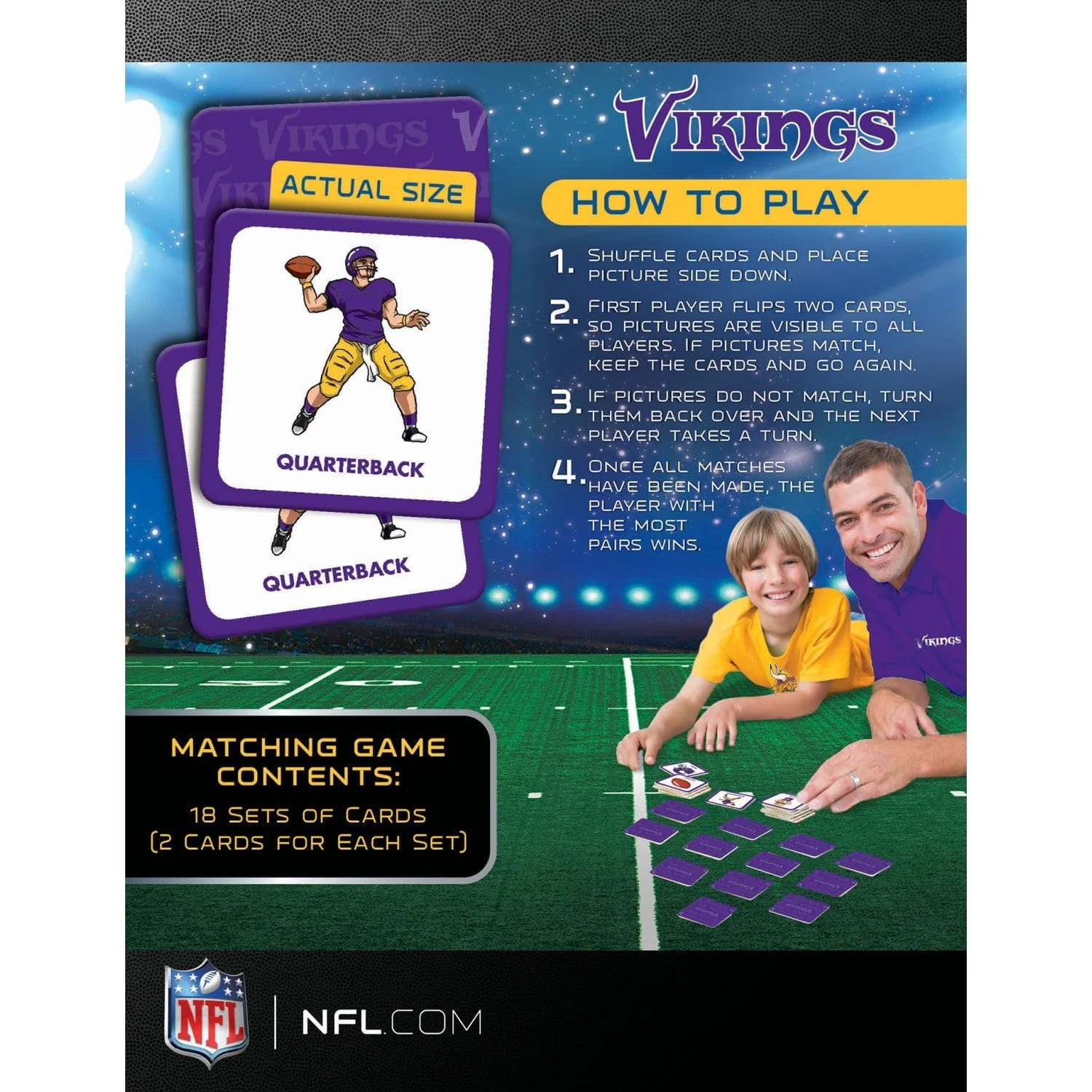 Minnesota Vikings Matching Game - Image 3