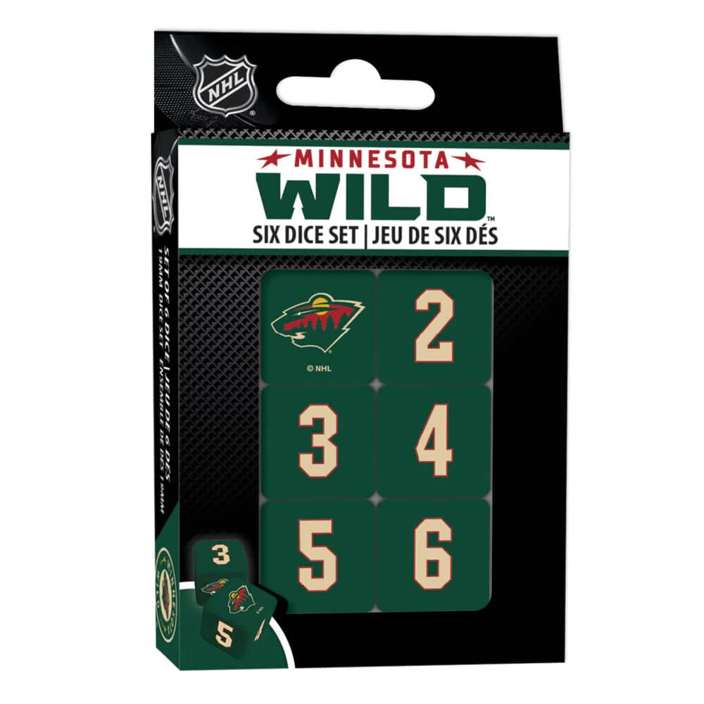 Minnesota Wild Dice Set