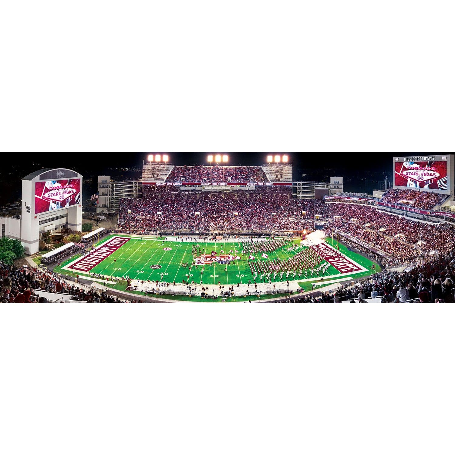 Mississippi State Bulldogs - 1000 Piece Panoramic Jigsaw Puzzle - Image 2