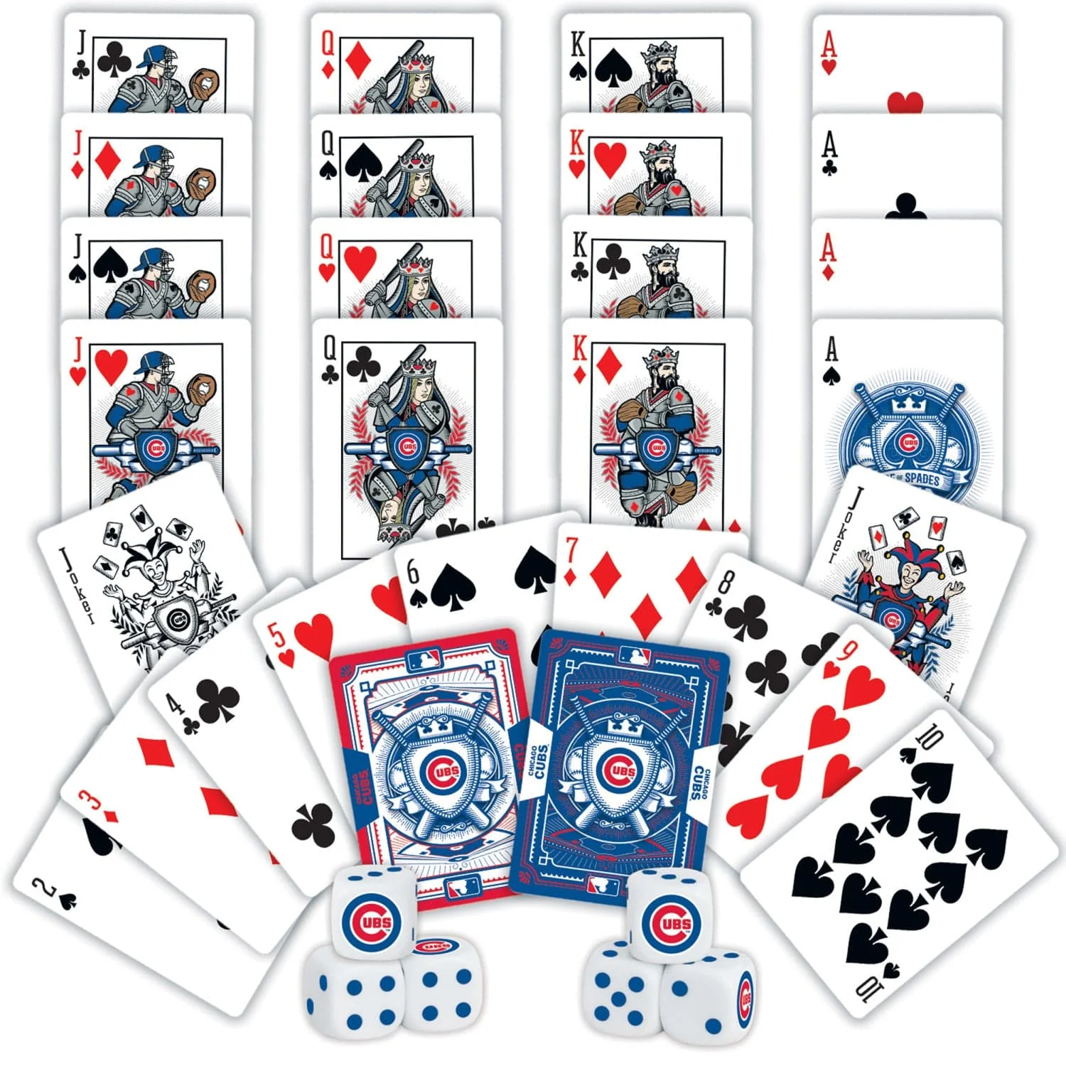 Chicago Cubs - 2-Pack Playing Cards & Dice Set - Image 2