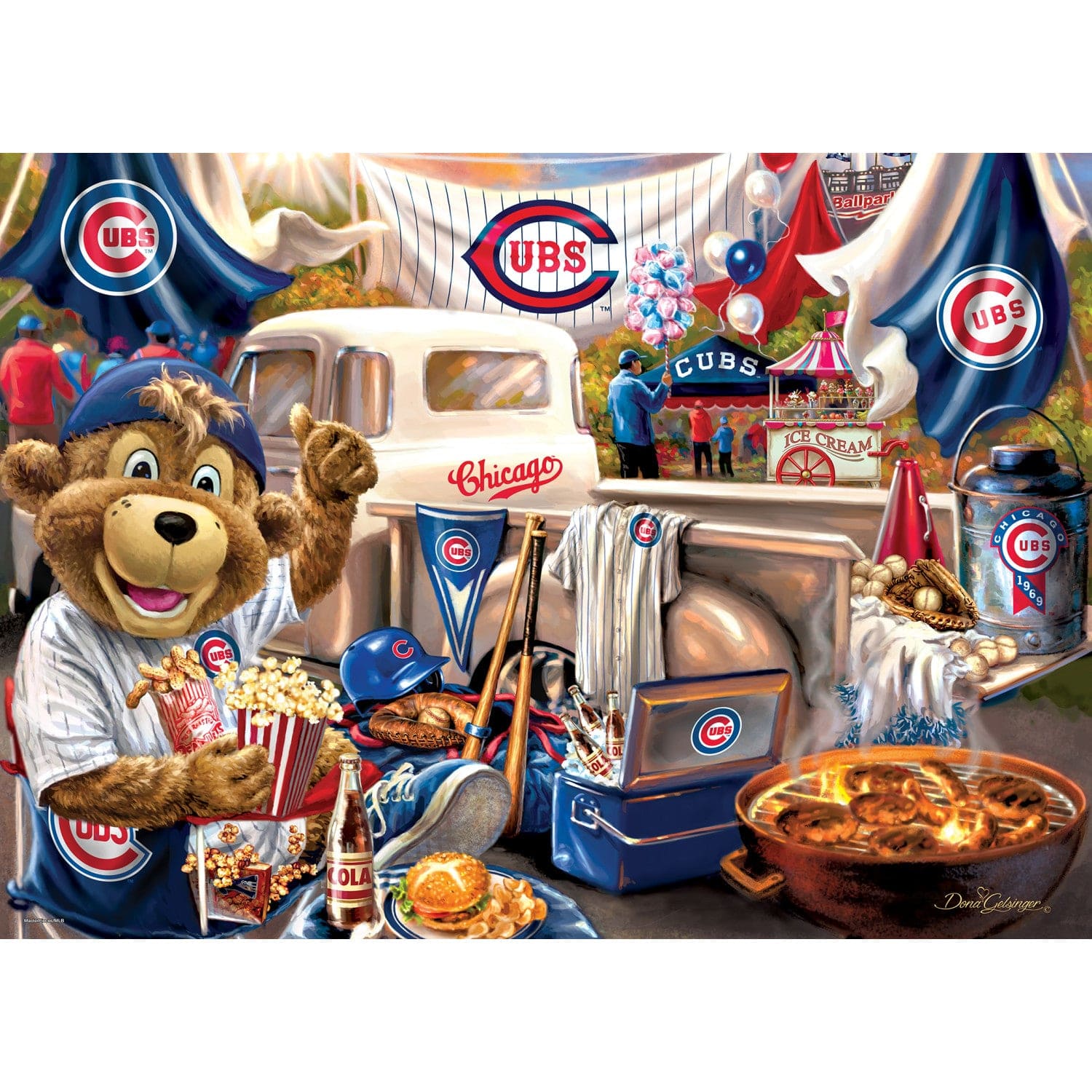 Chicago Cubs - Gameday 1000 Piece Jigsaw Puzzle - Image 2