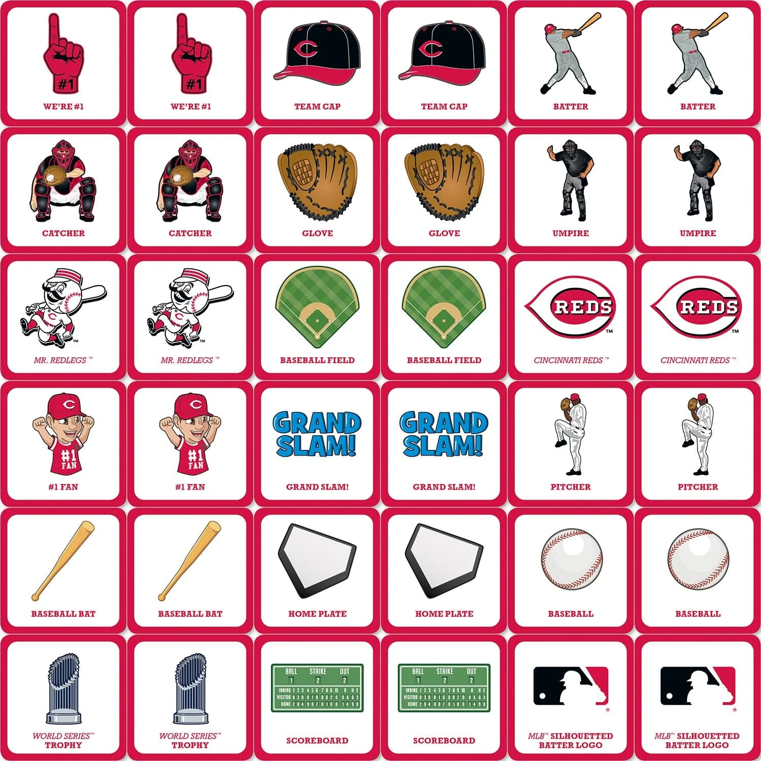 Cincinnati Reds Matching Game - Image 2