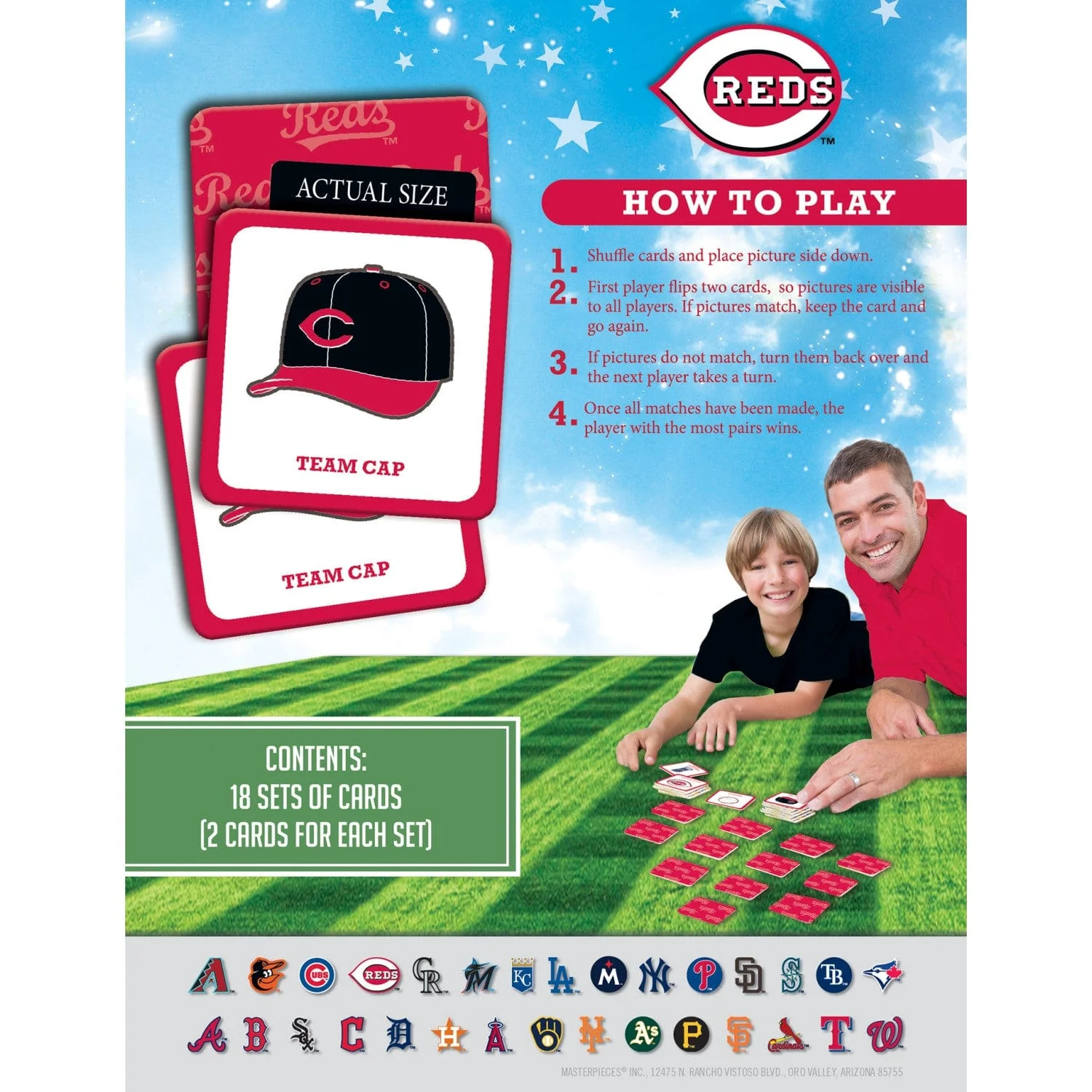 Cincinnati Reds Matching Game - Image 3