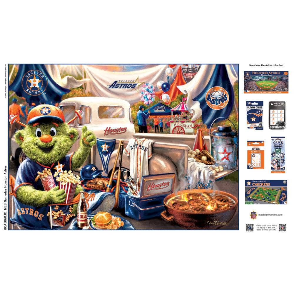 Houston Astros - Gameday 1000 Piece Jigsaw Puzzle - Image 4