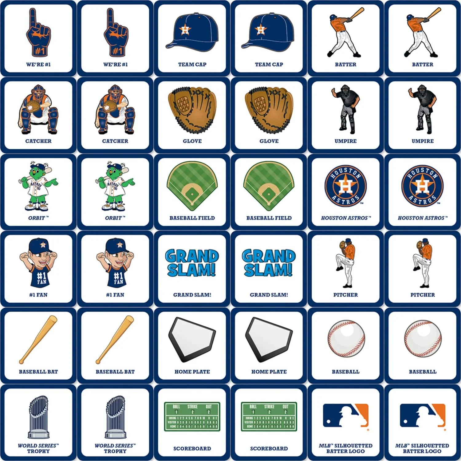 Houston Astros Matching Game - Image 2