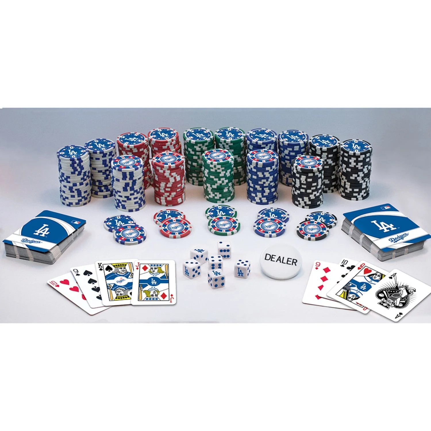 Los Angeles Dodgers 300 Piece Poker Set - Image 2