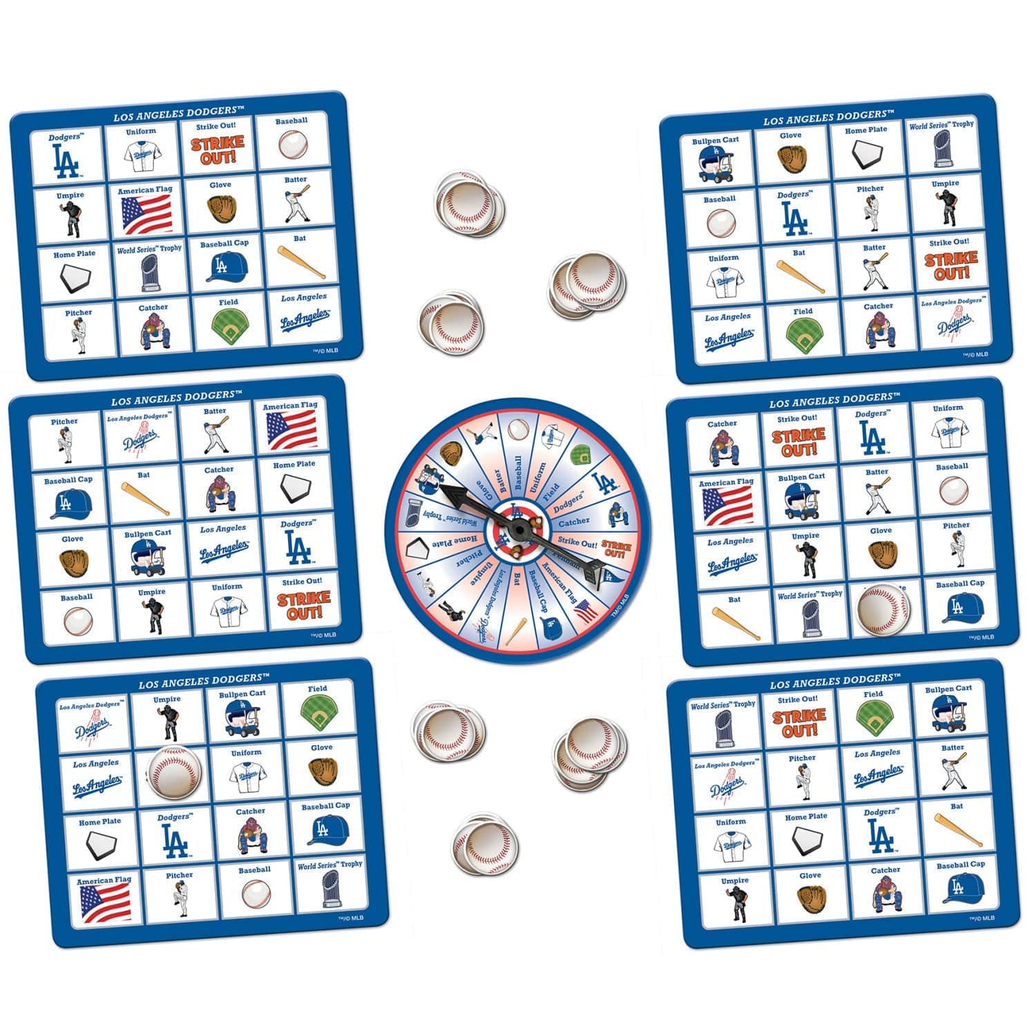 Los Angeles Dodgers Bingo Game - Image 2
