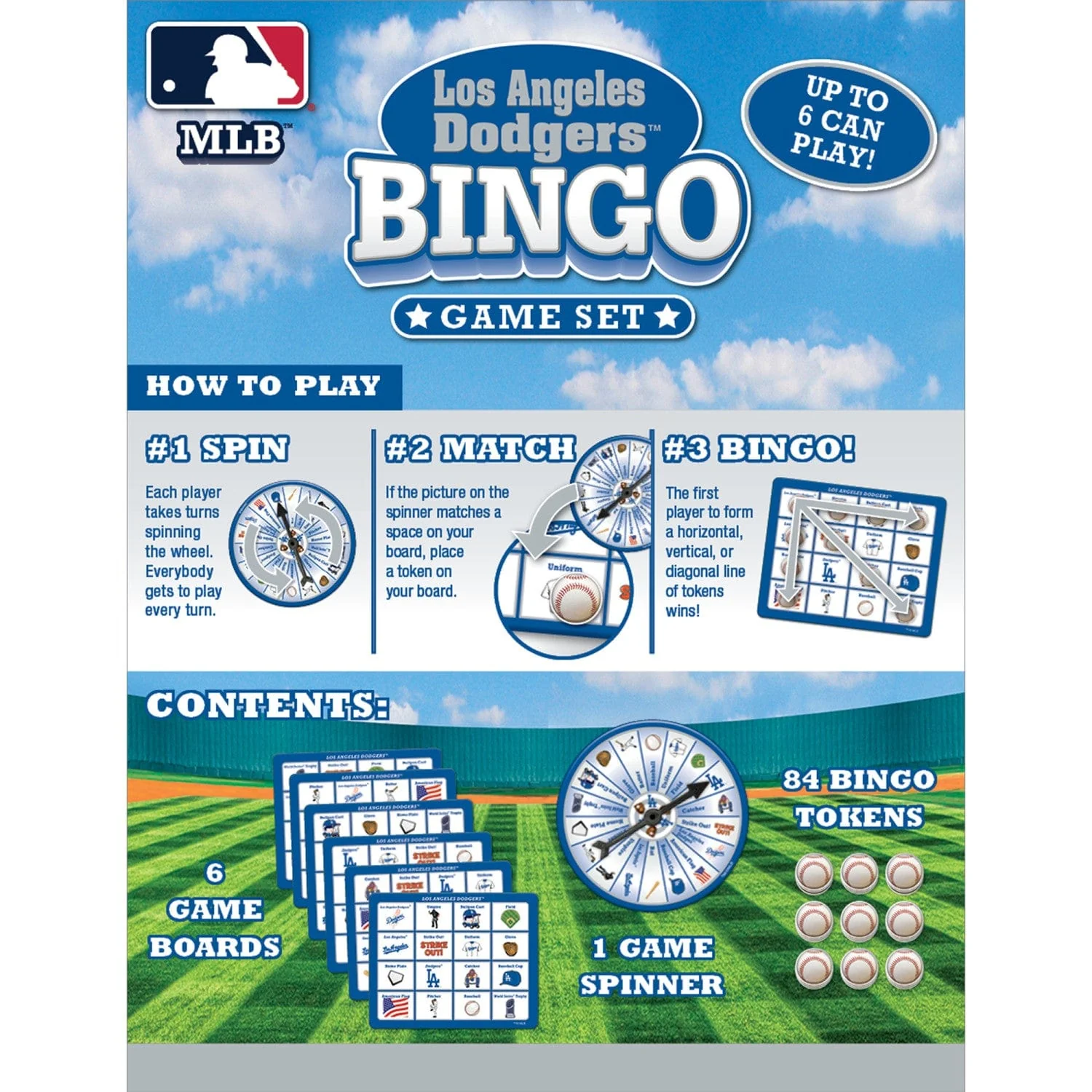 Los Angeles Dodgers Bingo Game - Image 3
