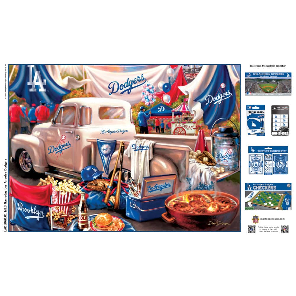 Los Angeles Dodgers - Gameday 1000 Piece Jigsaw Puzzle - Image 4