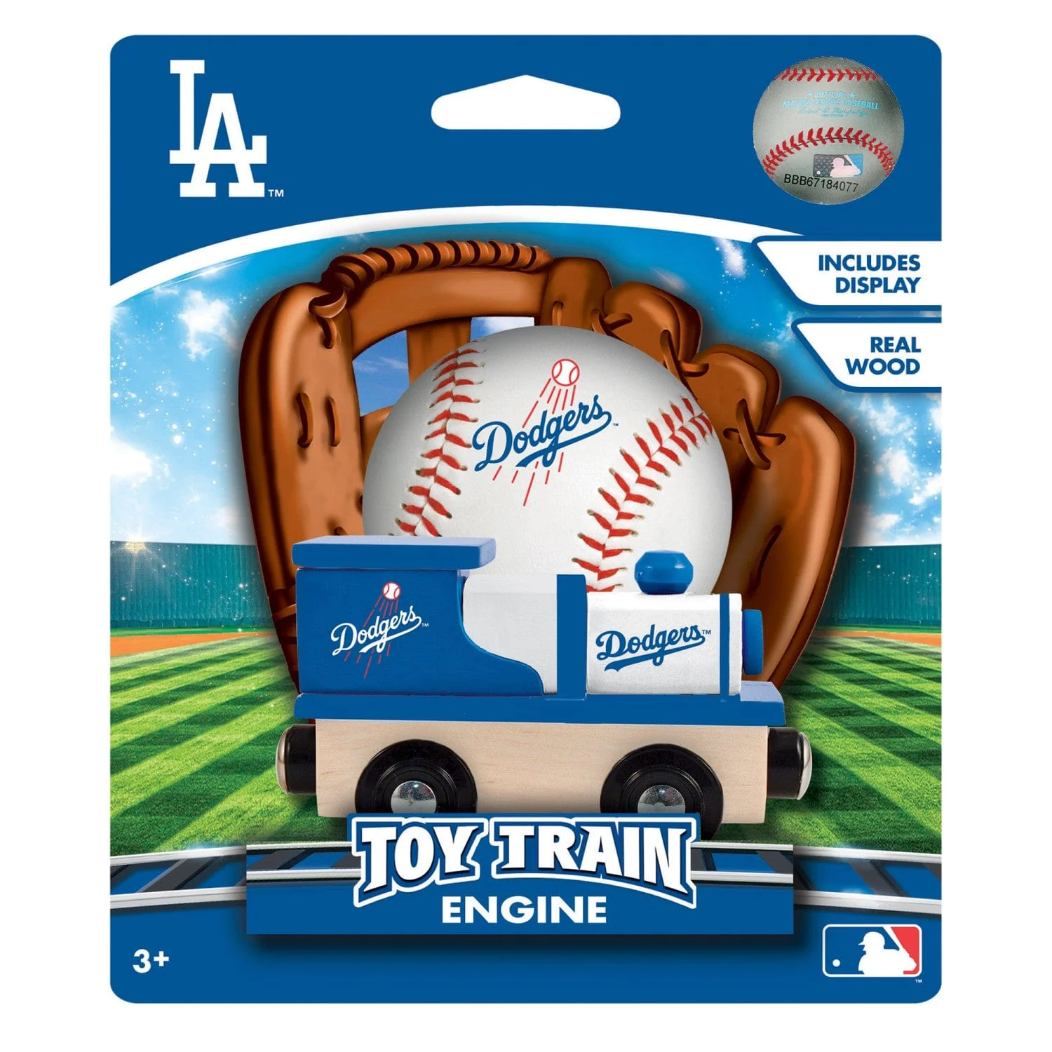 Los Angeles Dodgers Toy Train Engine - Image 2